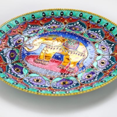 Декоративная тарелка «Слон»