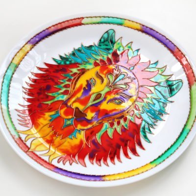 Декоративная тарелка «Лев» Декор на стену