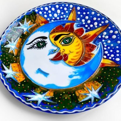 «Единство двух противоположностей — Солнце и Луна» тарелка на стену