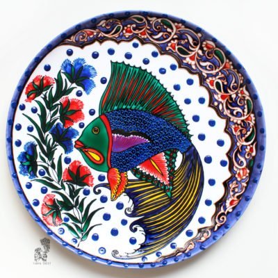 тарелка Морская рыбка в узбекском стиле