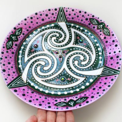 «Кельтский узел любви» — декоративная тарелка, Ирландия
