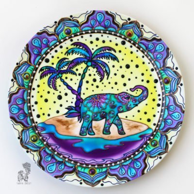 «Гламурная экзотика» Набор настенных тарелок