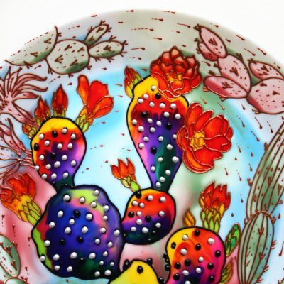 «Его величество — кактус» Декоративная тарелка на стену