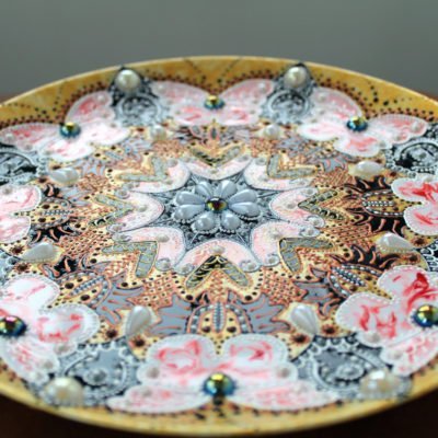 Мандала «Механизмы радости» Декоративная тарелка