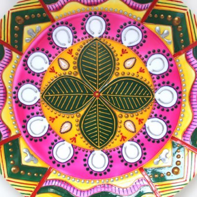 Мандала «Денежный магнит» — декоративная тарелка на стену