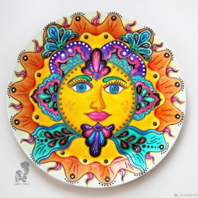 тарелка мексиканское солнце