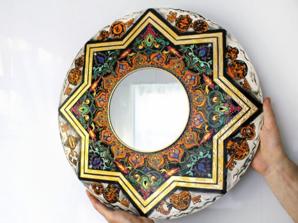 Зеркало-круглая картина Сокровища Арабской ночи