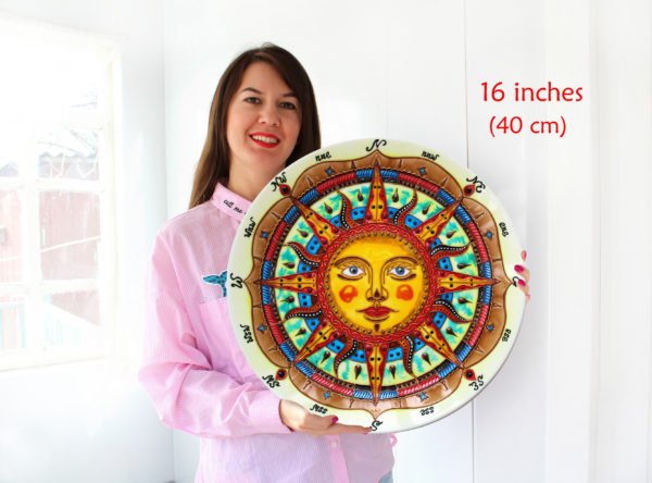тарелка компас солнце