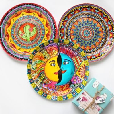 «Мексиканское трио» Набор тарелок на стену