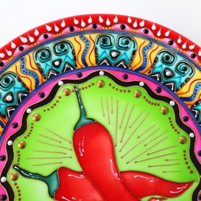 Декоративная тарелка на стену «Перцы по-мексикански»