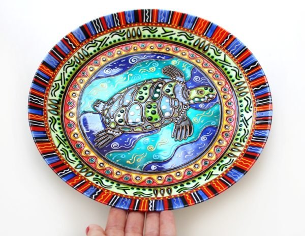 Декоративная тарелка Морская черепаха