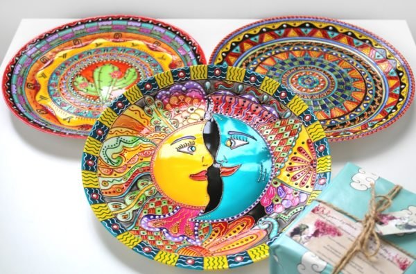 Мексиканское трио Набор тарелок на стену