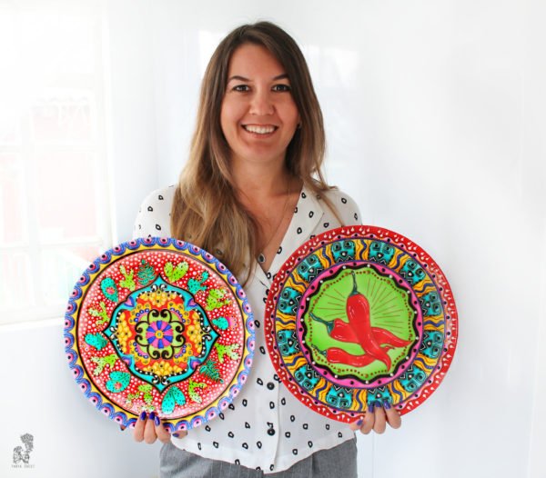 Набор декоративных тарелок "Мексиканское буррито