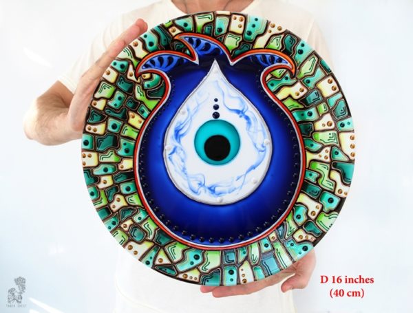Декоративная тарелка на стену Глаз Фатимы