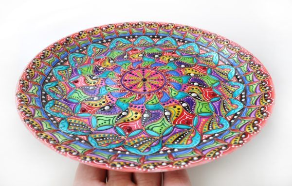 Декоративная тарелка на стену Калейдоскоп