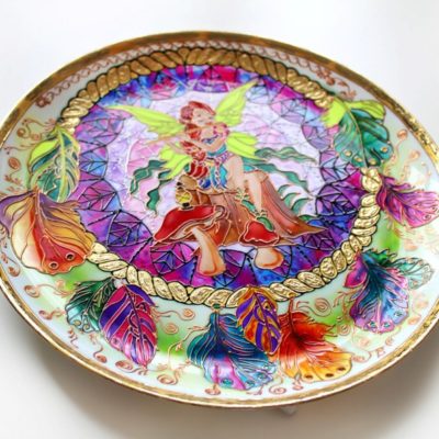 Набор «Гармония дня и ночи» Декоративные тарелки на стену