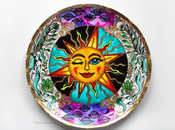 Тарелка декоративная Солнечный позитив