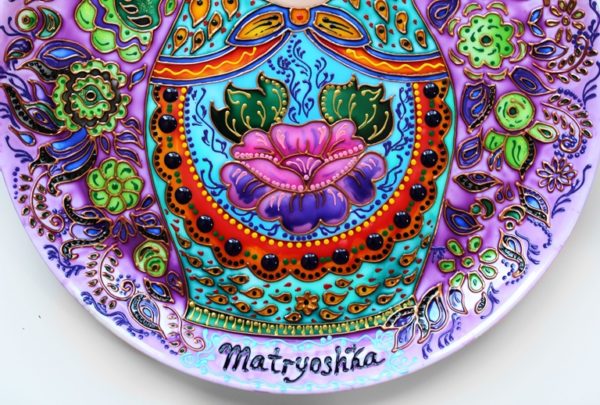 Декоративная тарелка Матрёшка Matryoshka